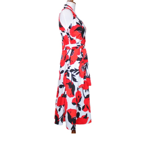 London Times Surplus Fit-N-Flare Floral Midi Dress - Picture 11 of 11